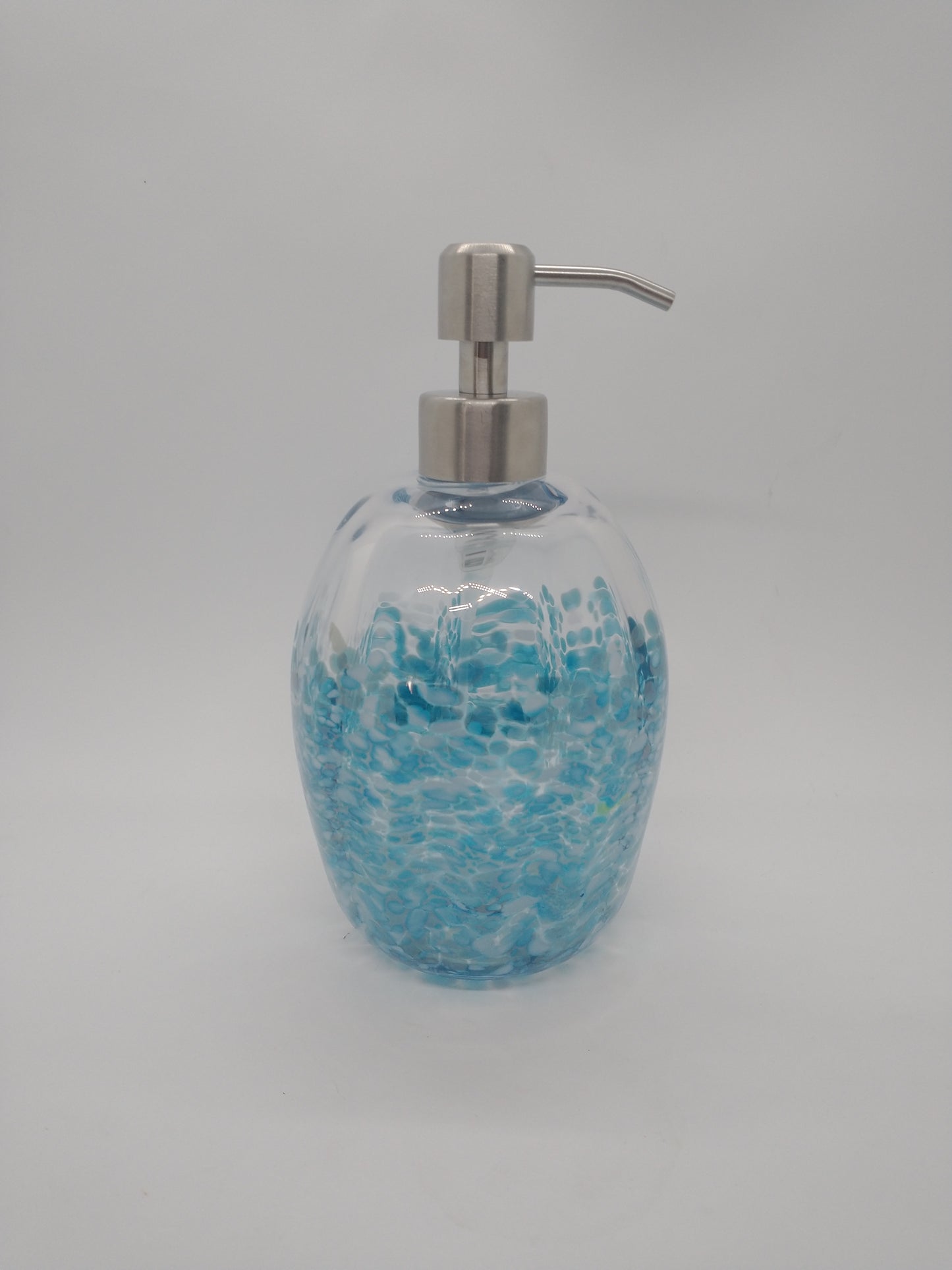 Soap Pump glass Soap dispenser hand blown glass soap pump lotion dispenser kitchen bathroom liquid soap