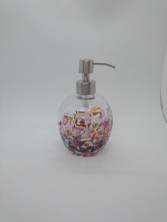 Soap Pump glass Soap dispenser hand blown glass soap pump lotion dispenser kitchen bathroom liquid soap