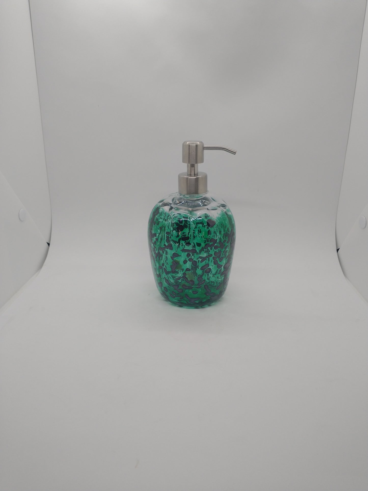 Soap Pump glass Soap dispenser hand blown glass soap pump lotion dispenser kitchen bathroom liquid soap