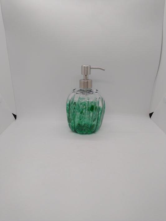 Soap pump glass Soap dispenser hand blown glass soap pump lotion dispenser kitchen bathroom liquid soap