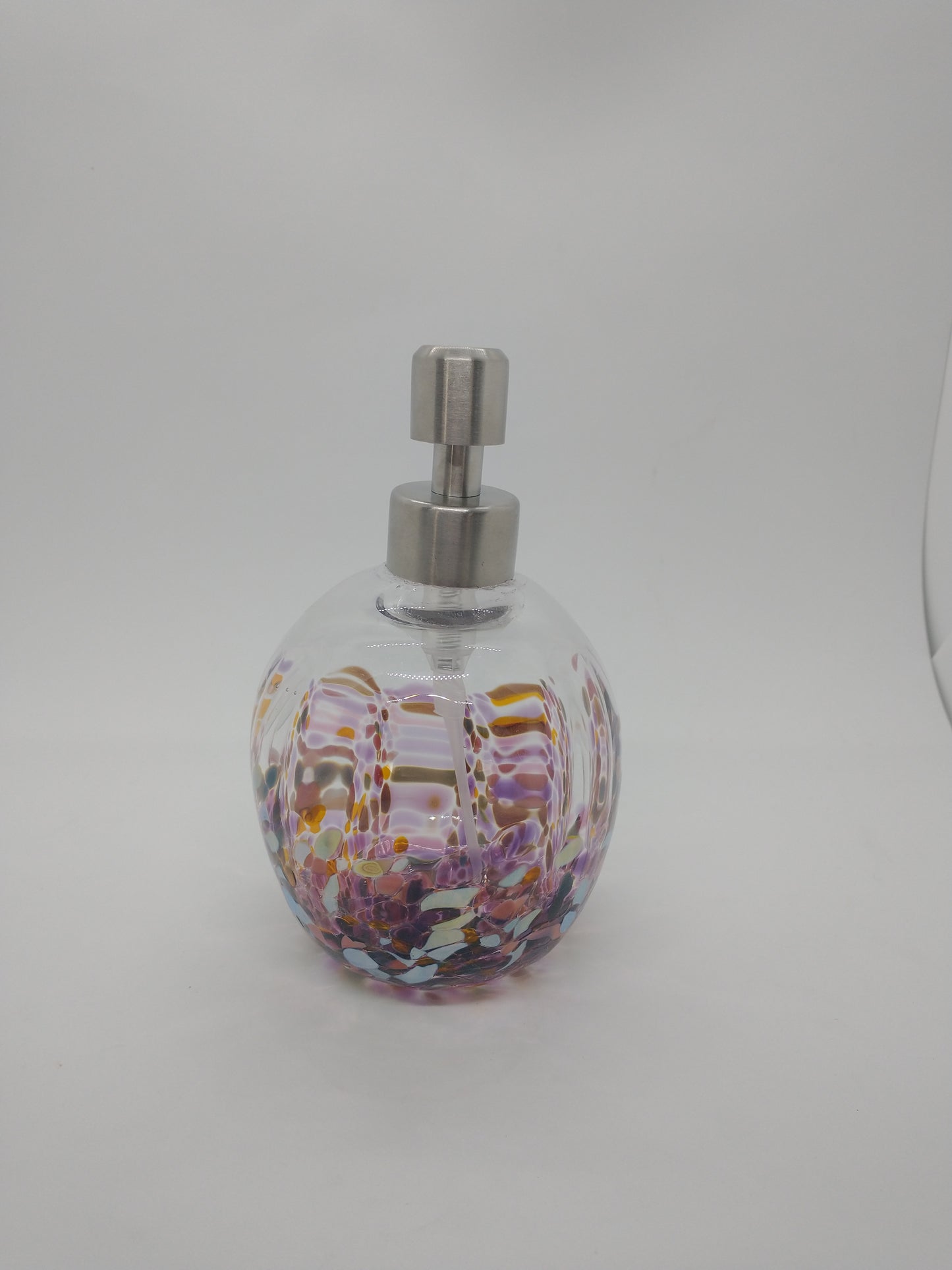Soap Pump glass Soap dispenser hand blown glass soap pump lotion dispenser kitchen bathroom liquid soap