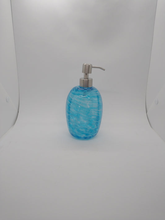 Soap Pump glass Soap dispenser hand blown glass soap pump lotion dispenser kitchen bathroom liquid soap