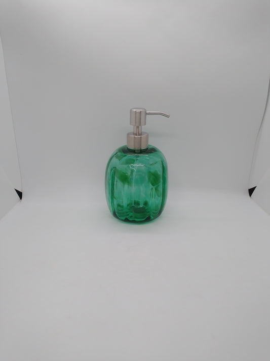 Soap pump glass Soap dispenser hand blown glass soap pump lotion dispenser kitchen bathroom liquid soap