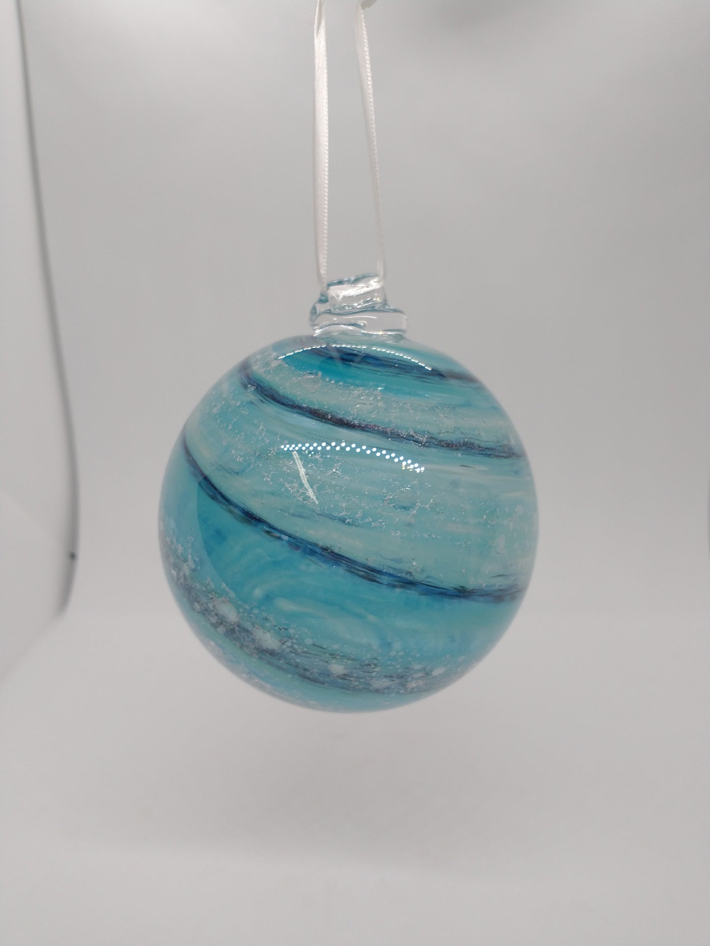 SMALL Ornament suncatcher Glass Memorials Hand Blown Glass Memories Cremation Memorials Ashes