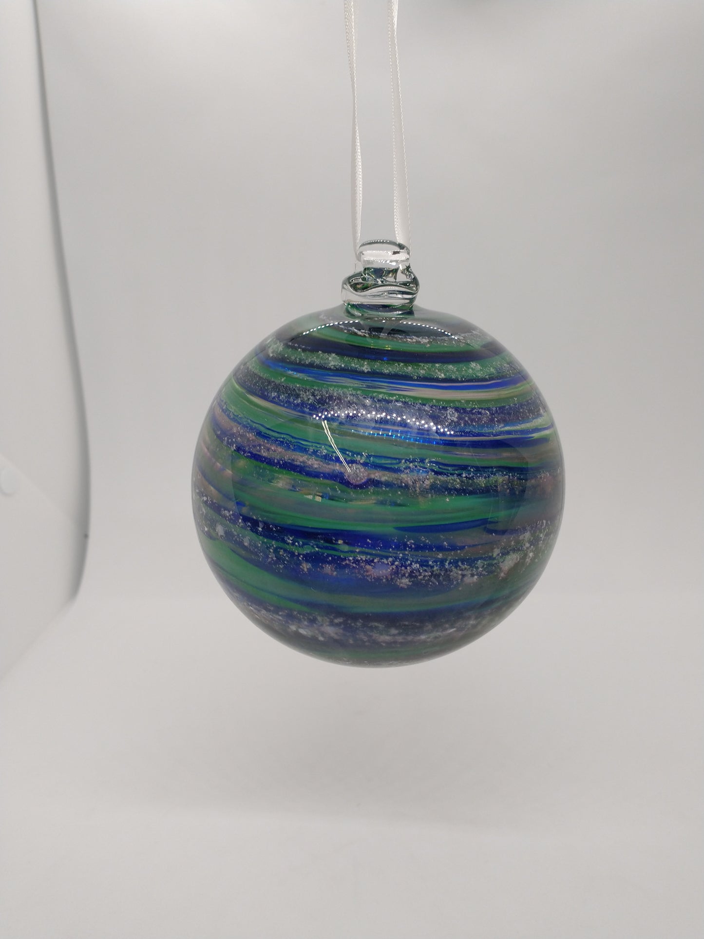 SMALL Ornament suncatcher Glass Memorials Hand Blown Glass Memories Cremation Memorials Ashes