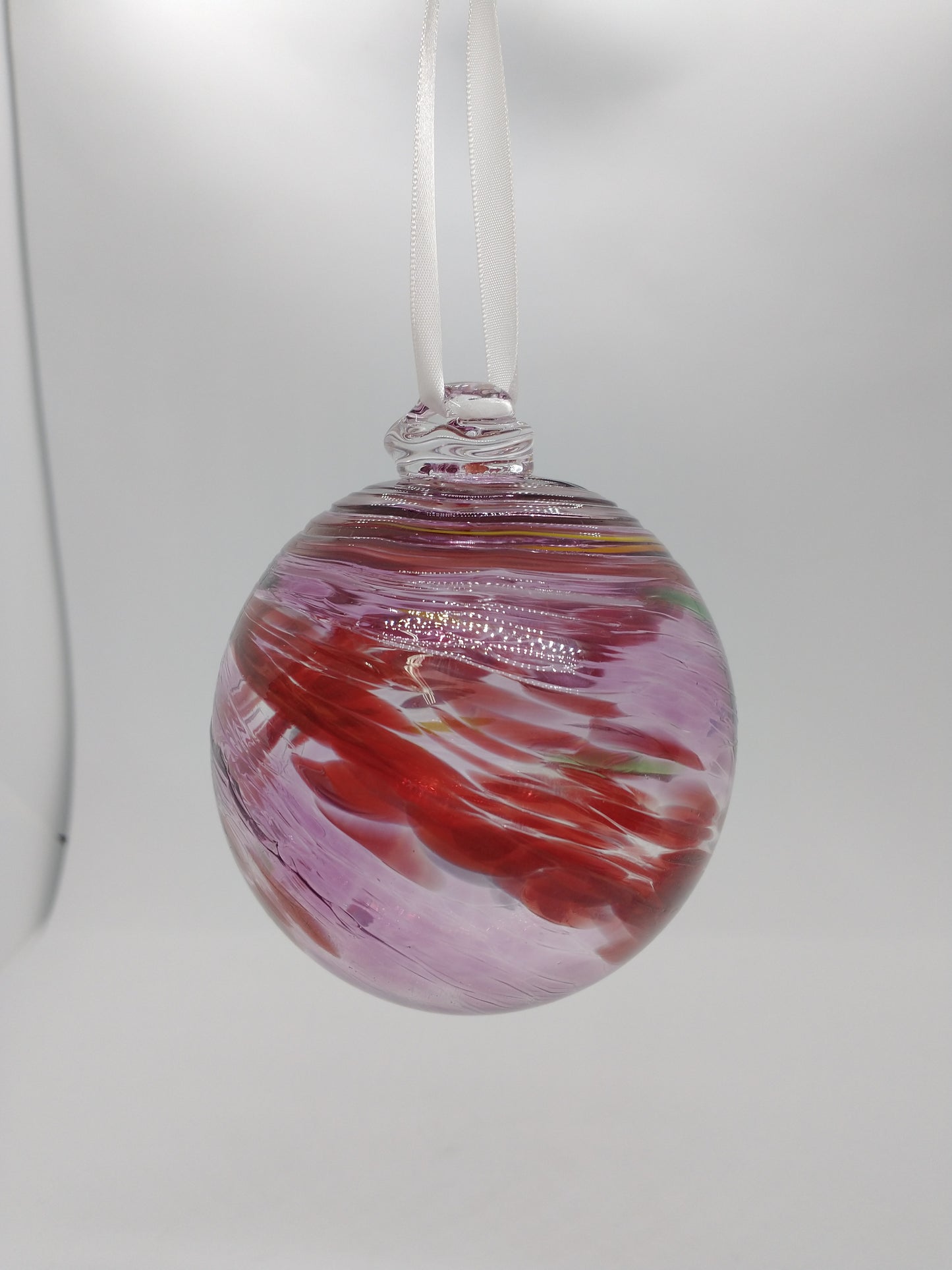 Hand Blown Glass Ornament suncatcher Garden Ball home decor
