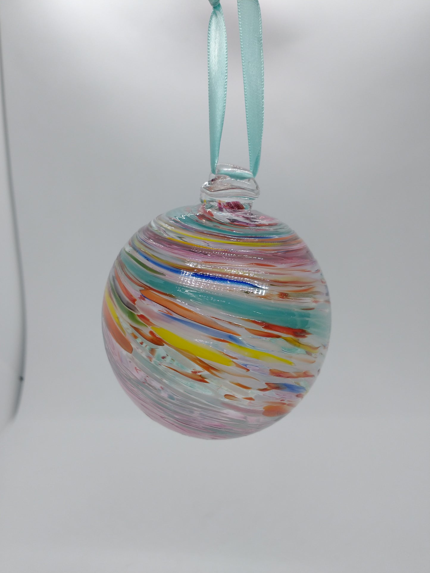 Hand Blown Glass Ornament suncatcher Garden Ball home decor