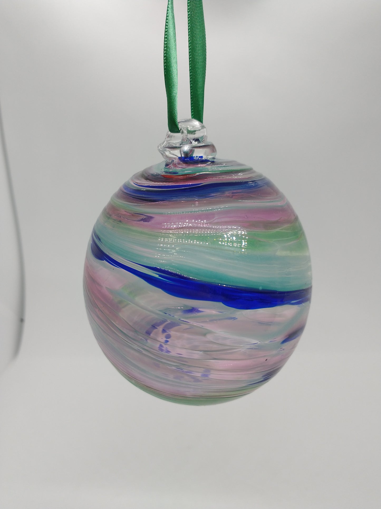 Hand Blown Glass Ornament suncatcher Garden Ball home decor