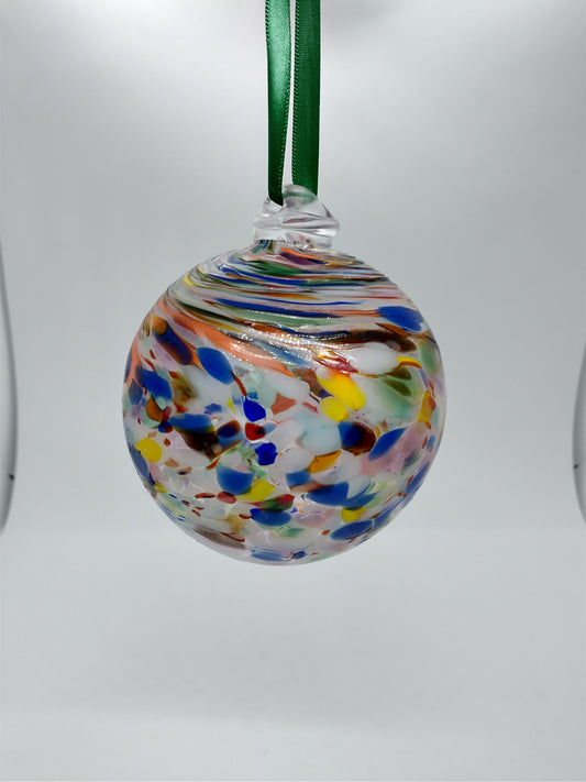 Hand Blown Glass Ornament suncatcher Garden Ball home decor