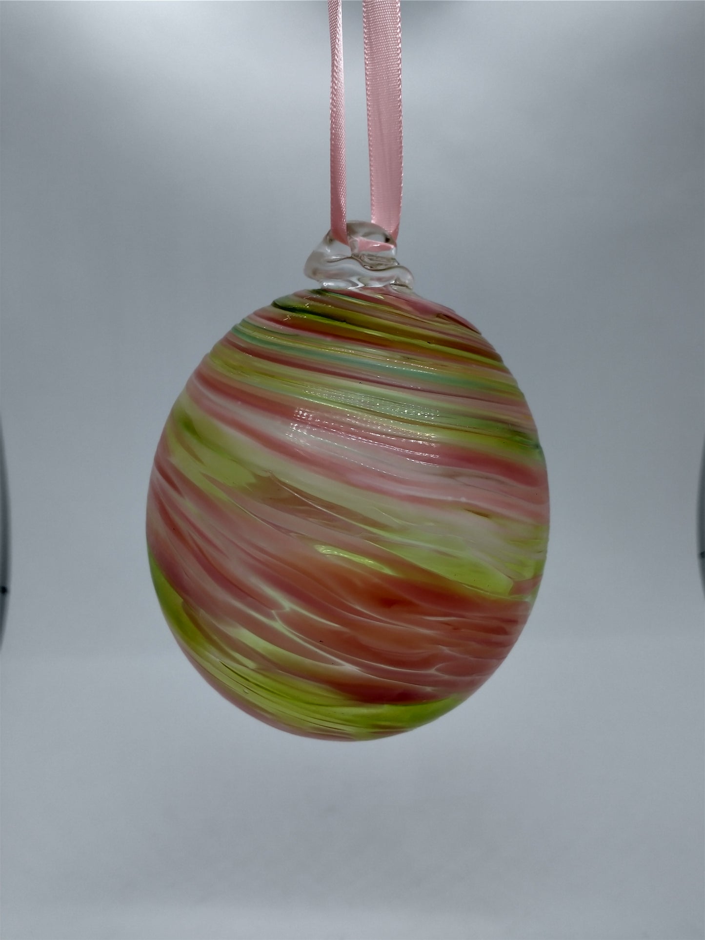 Hand Blown Glass Ornament suncatcher Garden Ball home decor