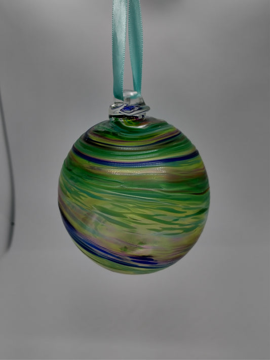 Hand Blown Glass Ornament suncatcher Garden Ball home decor