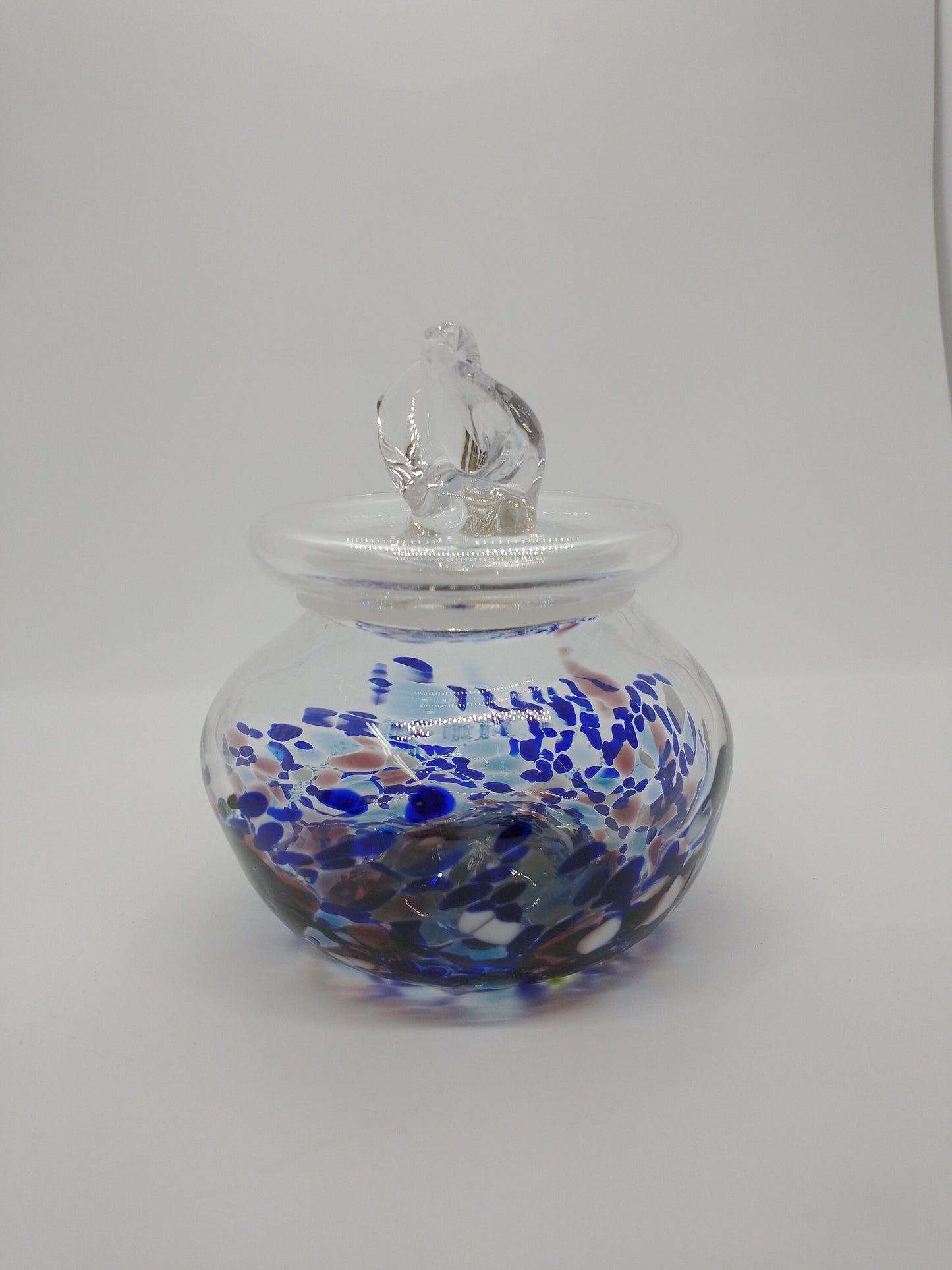 Glass sugar bowl with Lit Kitchen Decor Storage jar