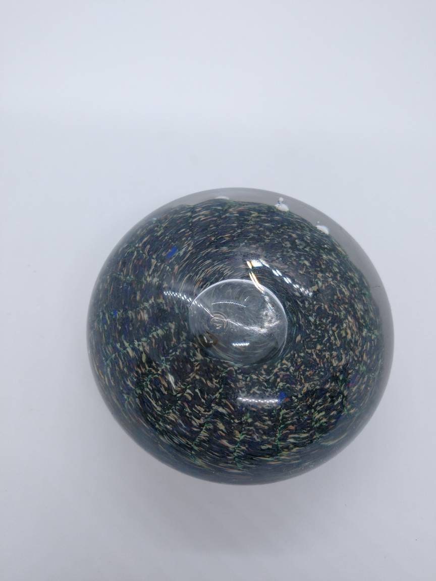 Small Glass Paperweight Hand Blown Glass Ornament decoration home decor gift idea