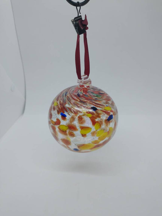 Hand Blown Glass Ornament suncatcher Garden Ball home decor