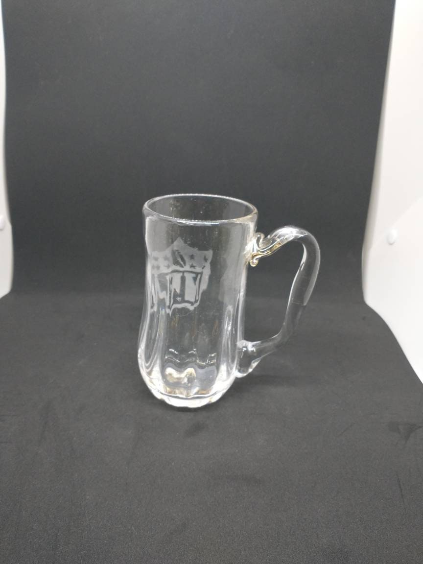 Hand Blown Glass Drinking Glasses Football Personalized Drinking Mug