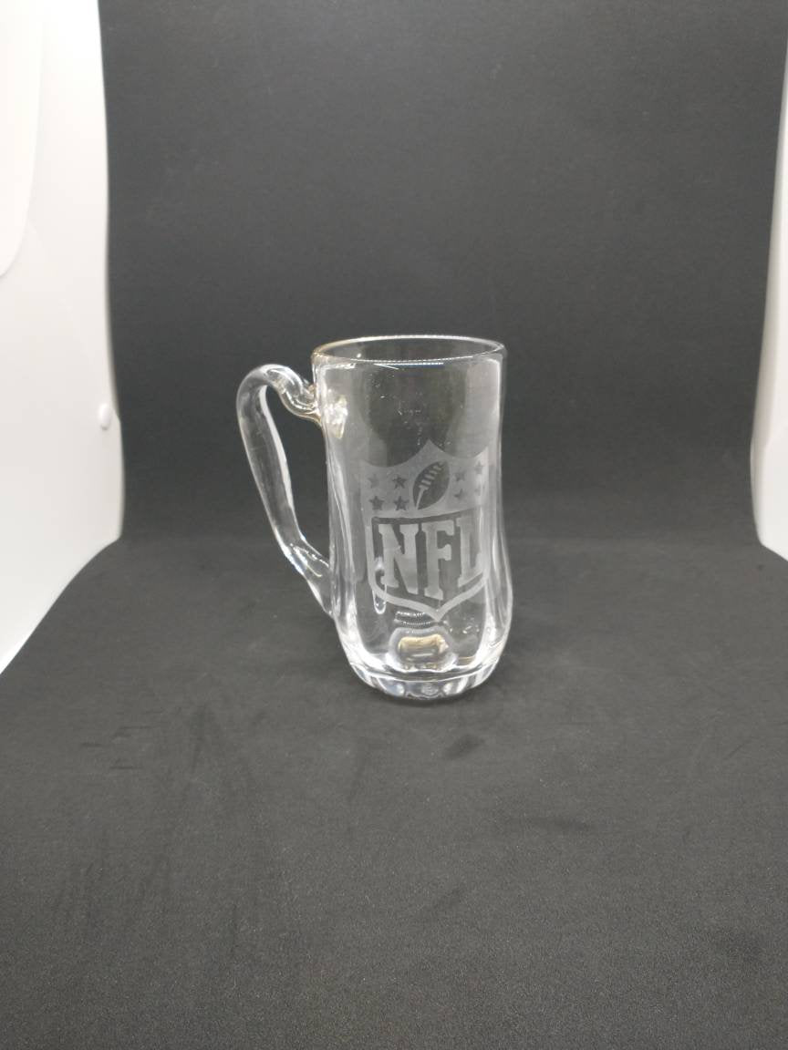 Hand Blown Glass Drinking Glasses Football Personalized Drinking Mug