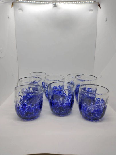 SINGLE drinking glass hand blown glass drinking glass stemless wine glass  water cups kitchen decor juice glass drinking glasses cocktail