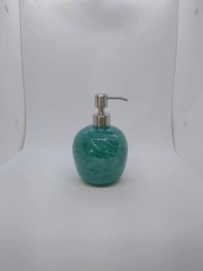 Soap pump Glass soap pump Soap dispenser hand blown glass soap pump lotion dispenser kitchen bathroom liquid soap