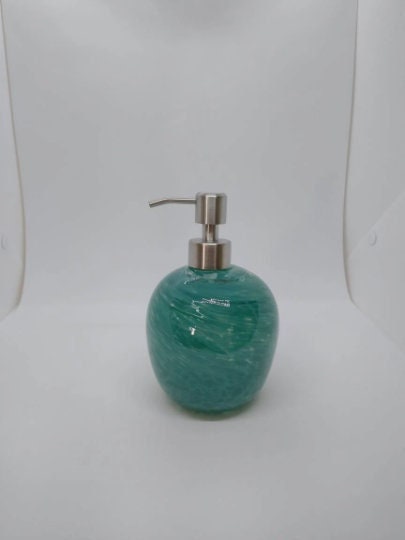 Soap pump Glass soap pump Soap dispenser hand blown glass soap pump lotion dispenser kitchen bathroom liquid soap