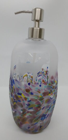 Glass soap pumps glass Soap dispenser hand blown glass soap pump lotion dispenser kitchen bathroom liquid soap