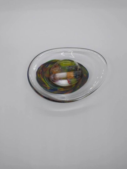 Glass Soap Dish hand blown glass soap dish lass soap dish for hand Bathroom Soap kitchen soap bar soap dishes