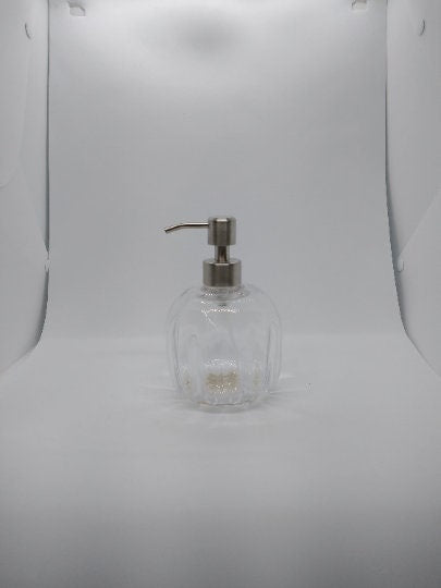 Glass Soap pump Soap dispenser hand blown glass soap pump lotion dispenser kitchen bathroom liquid soap