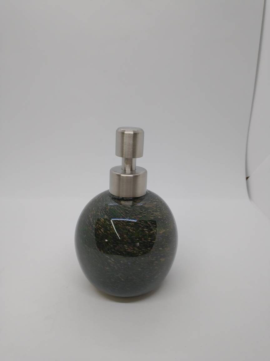 Soap Pump glass Soap dispenser hand blown glass soap pump lotion dispenser kitchen bathroom liquid soap
